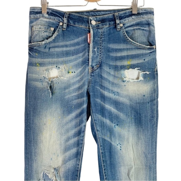 Vintage DSQUARED2 Distressed Jeans Size IT 44/US 8 - Picture 3 of 12